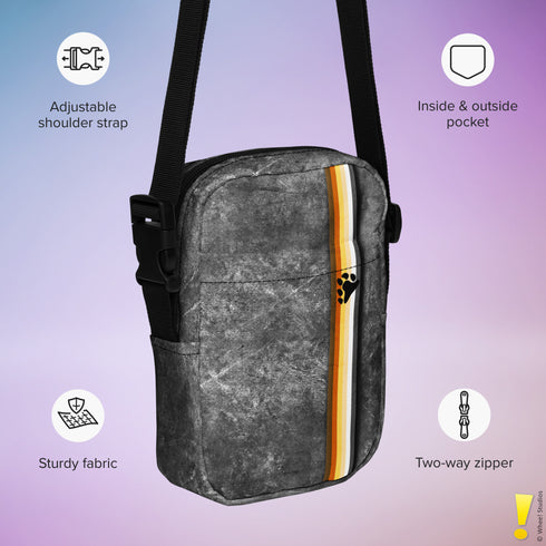 Bear Pride Grunge Stripe Crossbody Bag